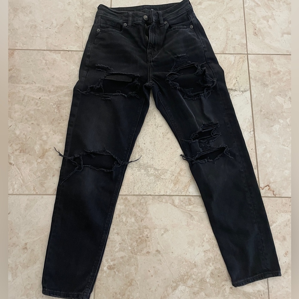 Black Ripped Jeans